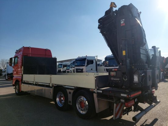 Kamion s otvorenim sandukom, Kamion s kranom MAN TGX 26.510 BL Pritsche, Intarder,   HIAB X-HIPRO 558EP-5,  Alu-Felgen, Lenkachse,: slika Kamion s otvorenim sandukom, Kamion s kranom MAN TGX 26.510 BL Pritsche, Intarder,   HIAB X-HIPRO 558EP-5,  Alu-Felgen, Lenkachse,
