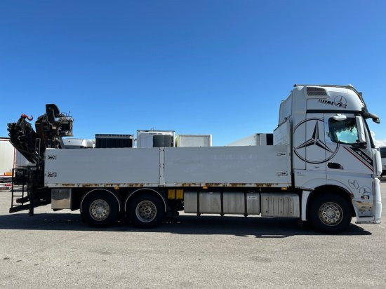 Mercedes-Benz Actros 2545 L 6x2, Retarder, Pritsche, Hiab XS 166 D-4 PRO, E5 - Kamion s otvorenim sandukom, Kamion s kranom: slika Mercedes-Benz Actros 2545 L 6x2, Retarder, Pritsche, Hiab XS 166 D-4 PRO, E5 - Kamion s otvorenim sandukom, Kamion s kranom Mercedes-Benz Actros 2545 L 6x2, Retarder, Pritsche, Hiab XS 166 D-4 PRO, E5 - Kamion s otvorenim sandukom, Kamion s kranom: slika Mercedes-Benz Actros 2545 L 6x2, Retarder, Pritsche, Hiab XS 166 D-4 PRO, E5 - Kamion s otvorenim sandukom, Kamion s kranom
