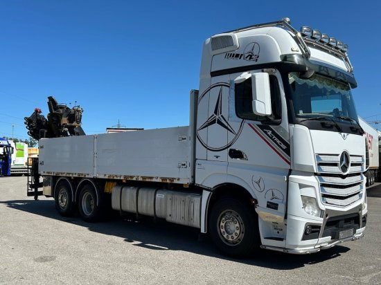 Mercedes-Benz Actros 2545 L 6x2, Retarder, Pritsche, Hiab XS 166 D-4 PRO, E5 - Kamion s otvorenim sandukom, Kamion s kranom: slika Mercedes-Benz Actros 2545 L 6x2, Retarder, Pritsche, Hiab XS 166 D-4 PRO, E5 - Kamion s otvorenim sandukom, Kamion s kranom Mercedes-Benz Actros 2545 L 6x2, Retarder, Pritsche, Hiab XS 166 D-4 PRO, E5 - Kamion s otvorenim sandukom, Kamion s kranom: slika Mercedes-Benz Actros 2545 L 6x2, Retarder, Pritsche, Hiab XS 166 D-4 PRO, E5 - Kamion s otvorenim sandukom, Kamion s kranom