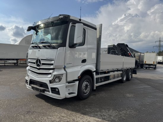 Mercedes-Benz Actros 2653, Retarder, Pritsche, Hiab Hipro 232 ES5 - Kamion s otvorenim sandukom, Kamion s kranom: slika Mercedes-Benz Actros 2653, Retarder, Pritsche, Hiab Hipro 232 ES5 - Kamion s otvorenim sandukom, Kamion s kranom Mercedes-Benz Actros 2653, Retarder, Pritsche, Hiab Hipro 232 ES5 - Kamion s otvorenim sandukom, Kamion s kranom: slika Mercedes-Benz Actros 2653, Retarder, Pritsche, Hiab Hipro 232 ES5 - Kamion s otvorenim sandukom, Kamion s kranom