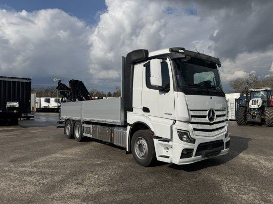Mercedes-Benz Actros 2653, Retarder, Pritsche, Hiab Hipro 232 ES5 - Kamion s otvorenim sandukom, Kamion s kranom: slika Mercedes-Benz Actros 2653, Retarder, Pritsche, Hiab Hipro 232 ES5 - Kamion s otvorenim sandukom, Kamion s kranom Mercedes-Benz Actros 2653, Retarder, Pritsche, Hiab Hipro 232 ES5 - Kamion s otvorenim sandukom, Kamion s kranom: slika Mercedes-Benz Actros 2653, Retarder, Pritsche, Hiab Hipro 232 ES5 - Kamion s otvorenim sandukom, Kamion s kranom