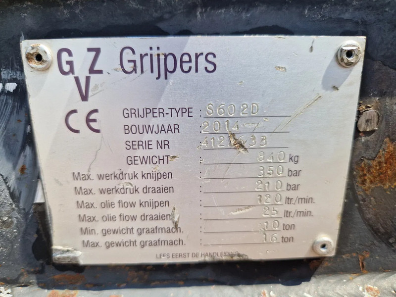 Zijtveld S602D roterende sorteergrijper - Grajfer za Građevinski strojevi: slika Zijtveld S602D roterende sorteergrijper - Grajfer za Građevinski strojevi Zijtveld S602D roterende sorteergrijper - Grajfer za Građevinski strojevi: slika Zijtveld S602D roterende sorteergrijper - Grajfer za Građevinski strojevi
