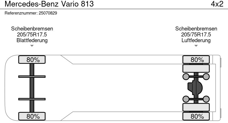 Minibus, Putnički kombi Mercedes-Benz Vario 813: slika Minibus, Putnički kombi Mercedes-Benz Vario 813