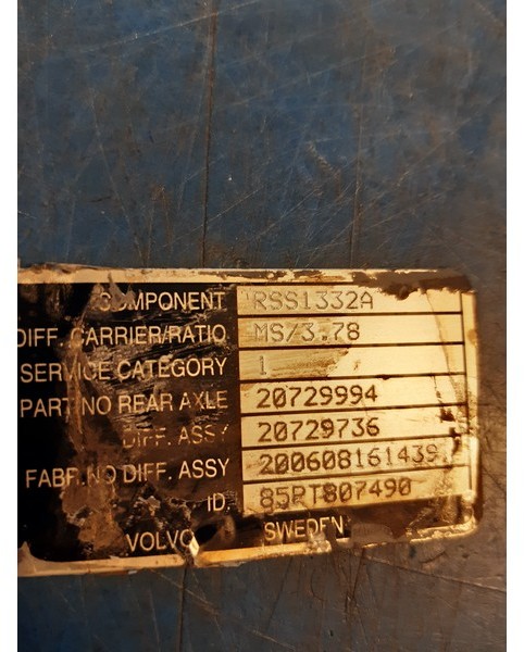 Volvo RSS1332A RSS1332A - Stražnja osovina: slika Volvo RSS1332A RSS1332A - Stražnja osovina Volvo RSS1332A RSS1332A - Stražnja osovina: slika Volvo RSS1332A RSS1332A - Stražnja osovina