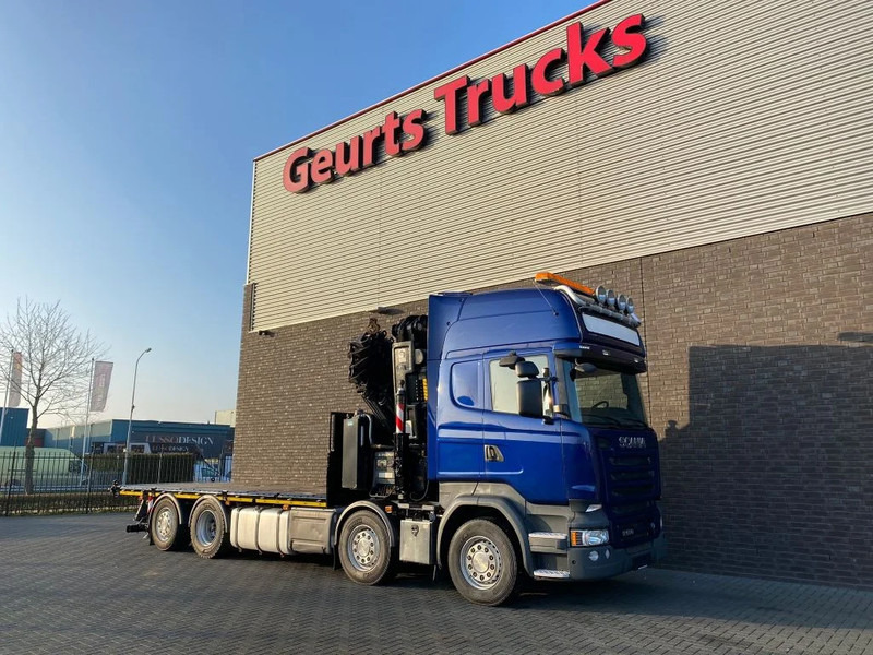 Kamion s kranom Scania R580 V8 8X2 + HIAB XS 544 E-8 HIPRO KRAAN/KRAN/CRANE/GRUA: slika Kamion s kranom Scania R580 V8 8X2 + HIAB XS 544 E-8 HIPRO KRAAN/KRAN/CRANE/GRUA