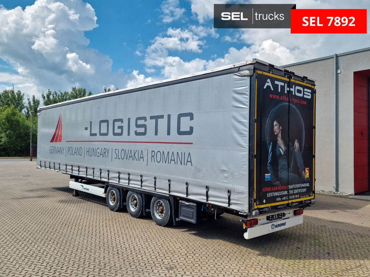 Poluprikolica s ceradom Krone SD / Hubdach / EDSCHA / Mega / Liftachse: slika Poluprikolica s ceradom Krone SD / Hubdach / EDSCHA / Mega / Liftachse