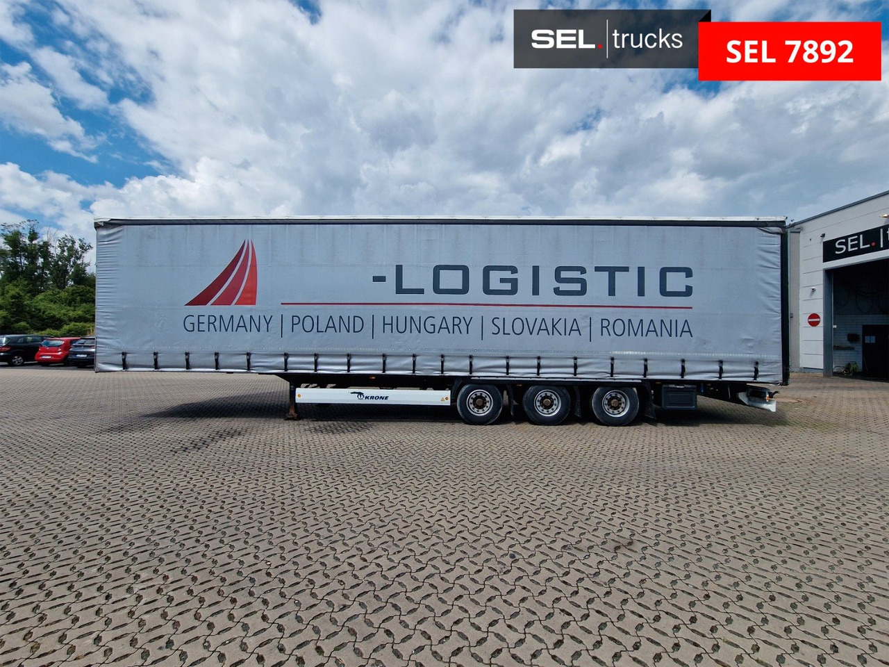 Poluprikolica s ceradom Krone SD / Hubdach / EDSCHA / Mega / Liftachse: slika Poluprikolica s ceradom Krone SD / Hubdach / EDSCHA / Mega / Liftachse