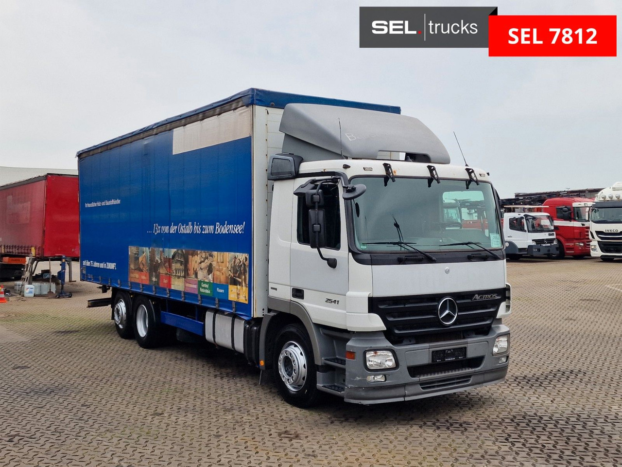 Mercedes-Benz Actros 2541 / Lenkachse / Liftachse / V6 - Kamion s ceradom: slika Mercedes-Benz Actros 2541 / Lenkachse / Liftachse / V6 - Kamion s ceradom Mercedes-Benz Actros 2541 / Lenkachse / Liftachse / V6 - Kamion s ceradom: slika Mercedes-Benz Actros 2541 / Lenkachse / Liftachse / V6 - Kamion s ceradom