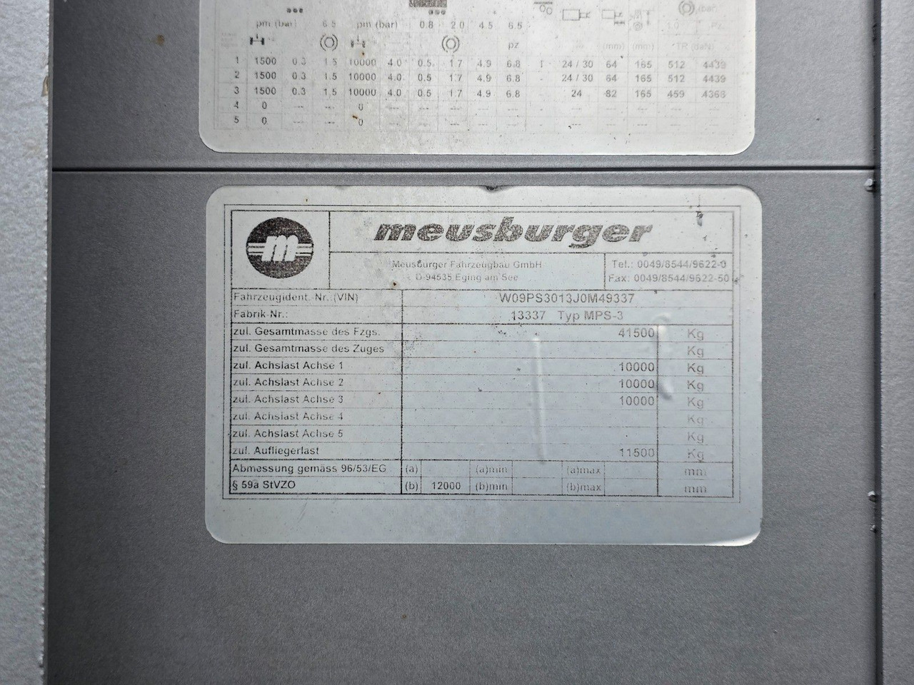 Poluprikolica s ceradom Meusburger MPS-3 / Radmulde / Lenk-Liftachse /Verbreiterbar: slika Poluprikolica s ceradom Meusburger MPS-3 / Radmulde / Lenk-Liftachse /Verbreiterbar