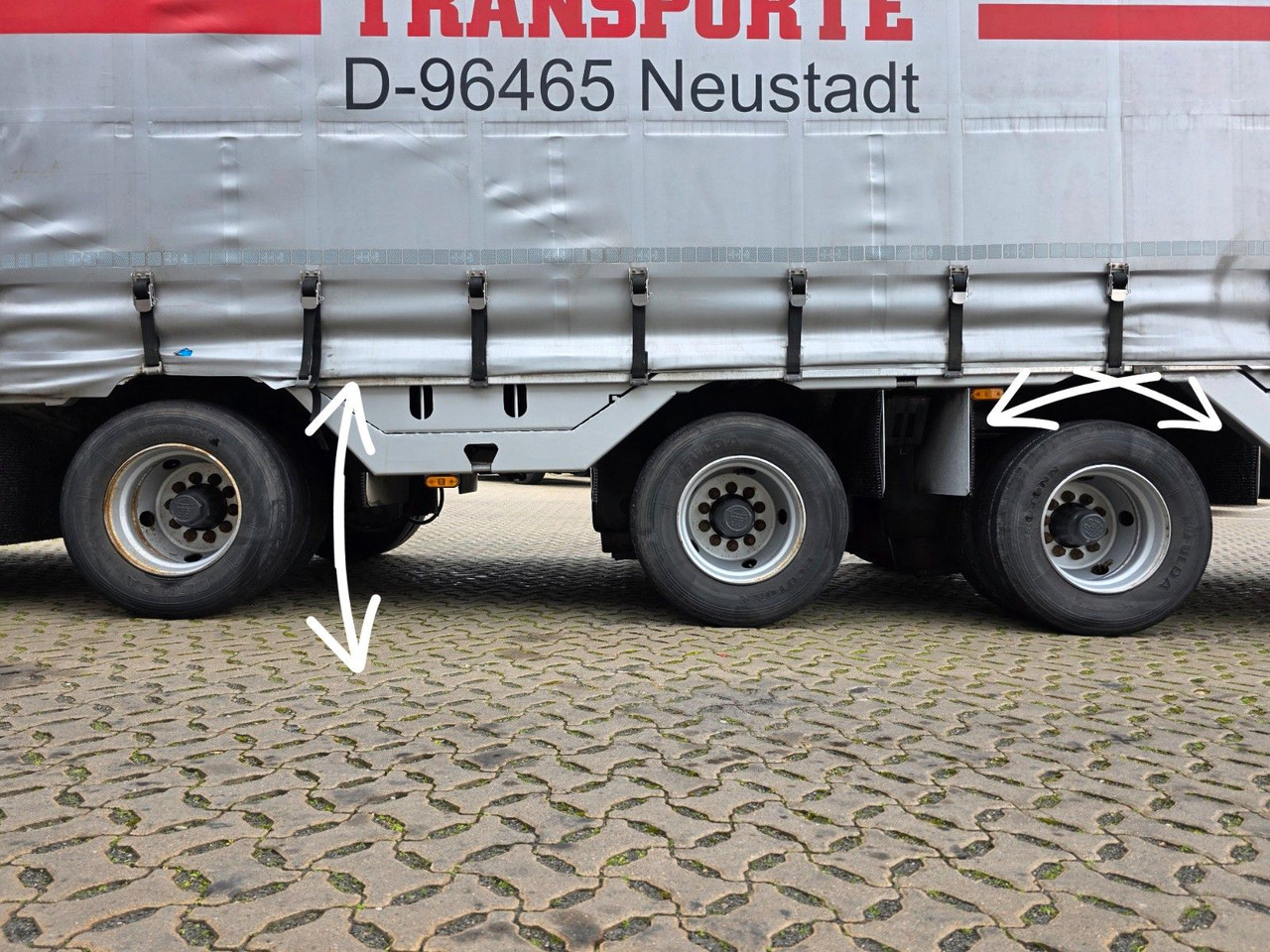 Poluprikolica s ceradom Meusburger MPS-3 / Radmulde / Lenk-Liftachse /Verbreiterbar: slika Poluprikolica s ceradom Meusburger MPS-3 / Radmulde / Lenk-Liftachse /Verbreiterbar