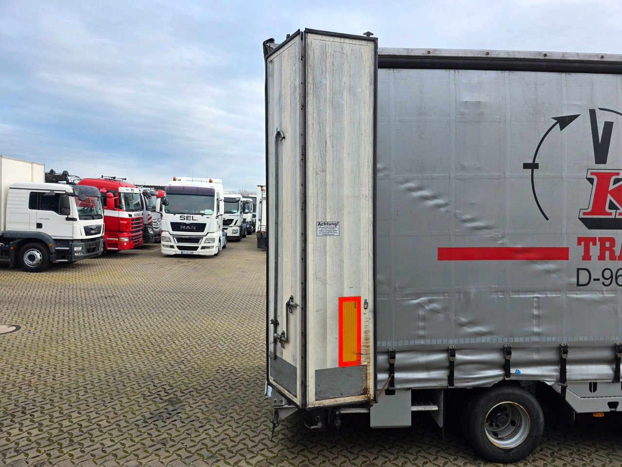 Poluprikolica s ceradom Meusburger MPS-3 / Radmulde / Lenk-Liftachse /Verbreiterbar: slika Poluprikolica s ceradom Meusburger MPS-3 / Radmulde / Lenk-Liftachse /Verbreiterbar