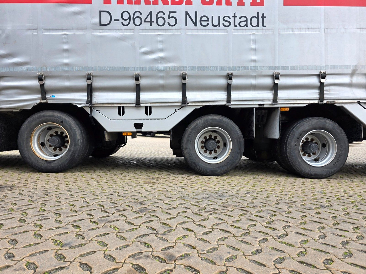 Poluprikolica s ceradom Meusburger MPS-3 / Radmulde / Lenk-Liftachse /Verbreiterbar: slika Poluprikolica s ceradom Meusburger MPS-3 / Radmulde / Lenk-Liftachse /Verbreiterbar