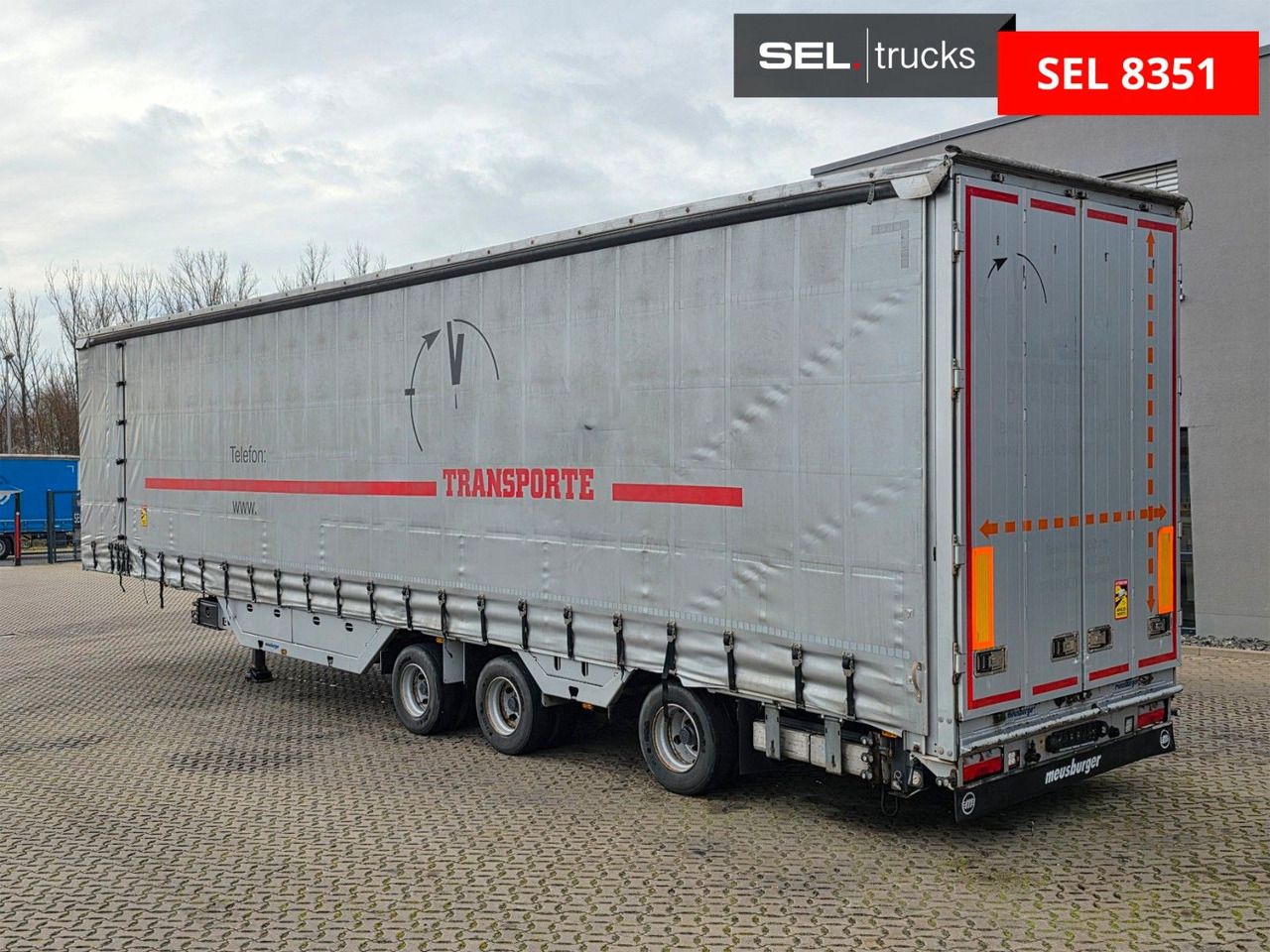 Poluprikolica s ceradom Meusburger MPS-3 / Radmulde / Lenk-Liftachse /Verbreiterbar: slika Poluprikolica s ceradom Meusburger MPS-3 / Radmulde / Lenk-Liftachse /Verbreiterbar