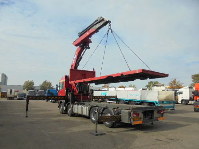 Kamion s otvorenim sandukom, Kamion s kranom Scania R480 8X2: slika Kamion s otvorenim sandukom, Kamion s kranom Scania R480 8X2