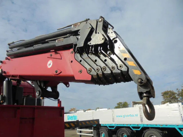 Kamion s otvorenim sandukom, Kamion s kranom Scania R480 8X2: slika Kamion s otvorenim sandukom, Kamion s kranom Scania R480 8X2