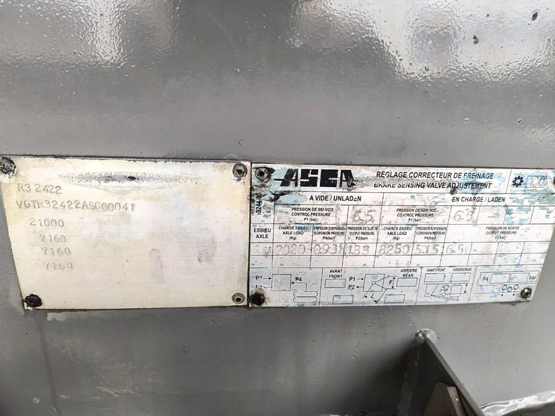 Prikolica cisterna za prijevoz goriva ASCA 20 000L FUEL / CARBURANT - 2 COMP: slika Prikolica cisterna za prijevoz goriva ASCA 20 000L FUEL / CARBURANT - 2 COMP