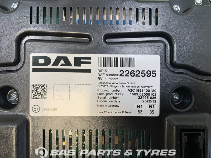 DAF CF Euro 6 - Ploča s instrumentima za Kamion: slika DAF CF Euro 6 - Ploča s instrumentima za Kamion DAF CF Euro 6 - Ploča s instrumentima za Kamion: slika DAF CF Euro 6 - Ploča s instrumentima za Kamion