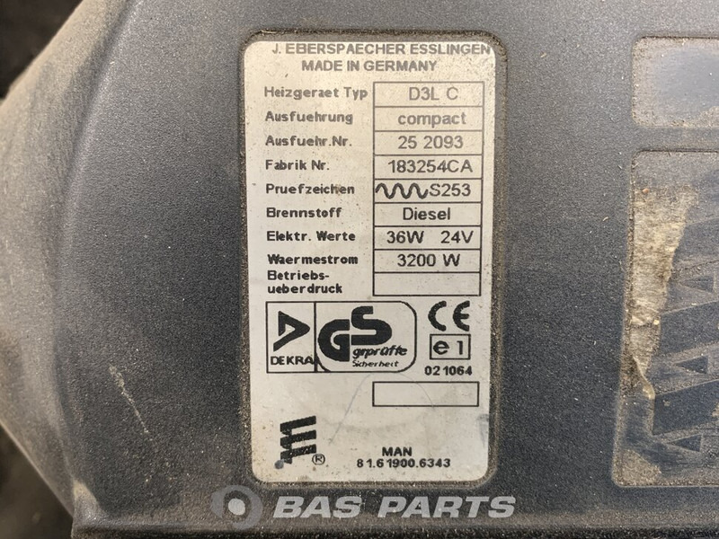 MAN Standkachel 81619006343 - Grijanje/ Ventilacija za Kamion: slika MAN Standkachel 81619006343 - Grijanje/ Ventilacija za Kamion MAN Standkachel 81619006343 - Grijanje/ Ventilacija za Kamion: slika MAN Standkachel 81619006343 - Grijanje/ Ventilacija za Kamion