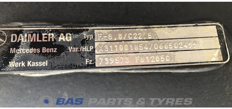 Mercedes-Benz  - Prednja osovina za Kamion: slika Mercedes-Benz  - Prednja osovina za Kamion Mercedes-Benz  - Prednja osovina za Kamion: slika Mercedes-Benz  - Prednja osovina za Kamion