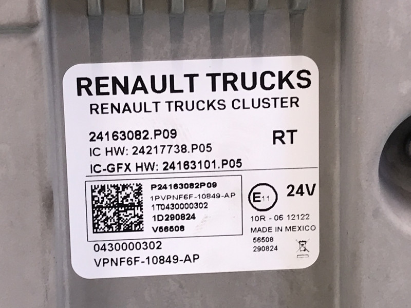 Renault T-Serie Evolution - Ploča s instrumentima za Kamion: slika Renault T-Serie Evolution - Ploča s instrumentima za Kamion Renault T-Serie Evolution - Ploča s instrumentima za Kamion: slika Renault T-Serie Evolution - Ploča s instrumentima za Kamion