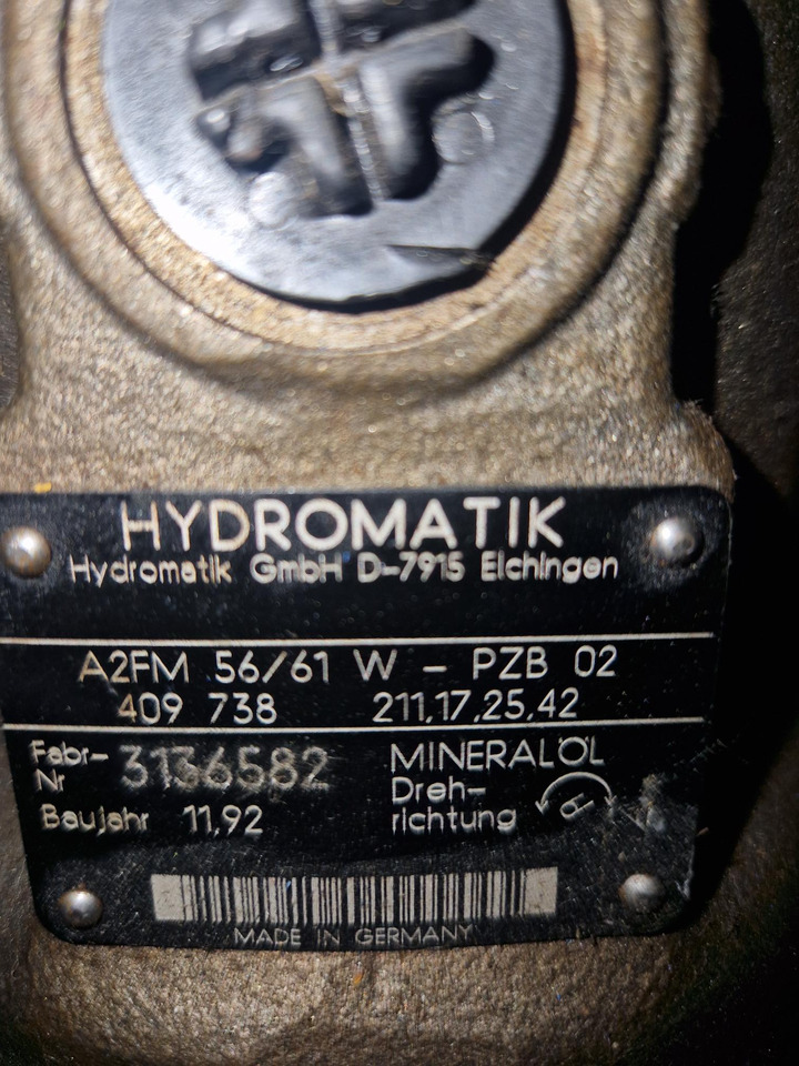 BOMBA HYDROMATIK A2FM 56/61W - Hidraulična pumpa: slika BOMBA HYDROMATIK A2FM 56/61W - Hidraulična pumpa BOMBA HYDROMATIK A2FM 56/61W - Hidraulična pumpa: slika BOMBA HYDROMATIK A2FM 56/61W - Hidraulična pumpa