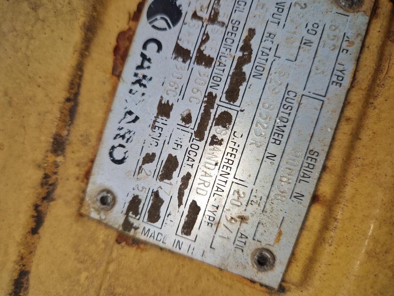 EJES CARRARO 852 FR PAR CASE 1288 - Osovina i dijelovi za Građevinski strojevi: slika EJES CARRARO 852 FR PAR CASE 1288 - Osovina i dijelovi za Građevinski strojevi EJES CARRARO 852 FR PAR CASE 1288 - Osovina i dijelovi za Građevinski strojevi: slika EJES CARRARO 852 FR PAR CASE 1288 - Osovina i dijelovi za Građevinski strojevi