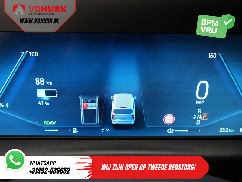 Mali kombi, Električno dostavno vozilo Ford E-Transit Custom 320 Trend 65 kWh 330 km WLTP LED/ Snellader/ 2.3t Trekverm./ Stoelverw./ Carplay/ Climate/ Camera/ PDC/ Cruise: slika Mali kombi, Električno dostavno vozilo Ford E-Transit Custom 320 Trend 65 kWh 330 km WLTP LED/ Snellader/ 2.3t Trekverm./ Stoelverw./ Carplay/ Climate/ Camera/ PDC/ Cruise