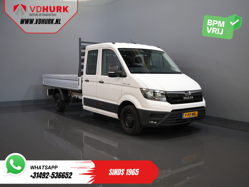 MAN TGE 3.180 DSG Aut. DC Dubbel Cabine BPM VRIJ! Open Laadbak 350x203/ 7 Pers./ Carplay/ Trekhaak/ Cruise/ 2.8t Trekverm./ Airco/ Pick - Dostavno vozilo s ravnom platformom, Dostavno vozilo s dvostrukom kabinom: slika MAN TGE 3.180 DSG Aut. DC Dubbel Cabine BPM VRIJ! Open Laadbak 350x203/ 7 Pers./ Carplay/ Trekhaak/ Cruise/ 2.8t Trekverm./ Airco/ Pick - Dostavno vozilo s ravnom platformom, Dostavno vozilo s dvostrukom kabinom MAN TGE 3.180 DSG Aut. DC Dubbel Cabine BPM VRIJ! Open Laadbak 350x203/ 7 Pers./ Carplay/ Trekhaak/ Cruise/ 2.8t Trekverm./ Airco/ Pick - Dostavno vozilo s ravnom platformom, Dostavno vozilo s dvostrukom kabinom: slika MAN TGE 3.180 DSG Aut. DC Dubbel Cabine BPM VRIJ! Open Laadbak 350x203/ 7 Pers./ Carplay/ Trekhaak/ Cruise/ 2.8t Trekverm./ Airco/ Pick - Dostavno vozilo s ravnom platformom, Dostavno vozilo s dvostrukom kabinom