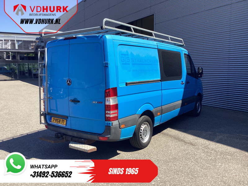 Furgon, Dostavno vozilo s dvostrukom kabinom Mercedes-Benz Sprinter 313 2.2 CDI Aut. L2 DC Dubbel Cabine EXPORT ONLY Airco/ 2.8t Trekverm./ Imperiaal & Trap: slika Furgon, Dostavno vozilo s dvostrukom kabinom Mercedes-Benz Sprinter 313 2.2 CDI Aut. L2 DC Dubbel Cabine EXPORT ONLY Airco/ 2.8t Trekverm./ Imperiaal & Trap