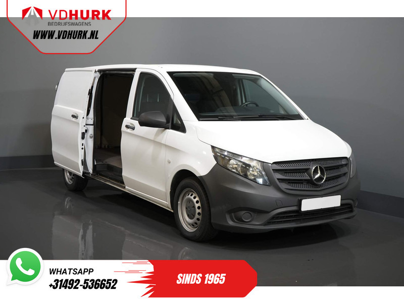 Furgon Mercedes-Benz Vito 114 CDI Aut. L3 343 XL EURO6 BPM VRIJ! Standverw./ Stoelverw./ Cruise/ Camera/ Airco: slika Furgon Mercedes-Benz Vito 114 CDI Aut. L3 343 XL EURO6 BPM VRIJ! Standverw./ Stoelverw./ Cruise/ Camera/ Airco