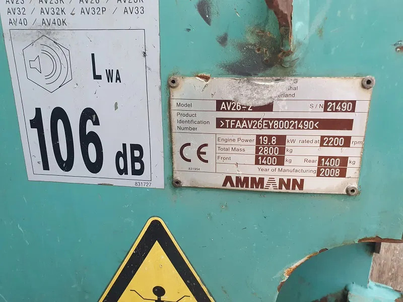 Ammann Ammann AV 26.2 - Valjak: slika Ammann Ammann AV 26.2 - Valjak Ammann Ammann AV 26.2 - Valjak: slika Ammann Ammann AV 26.2 - Valjak