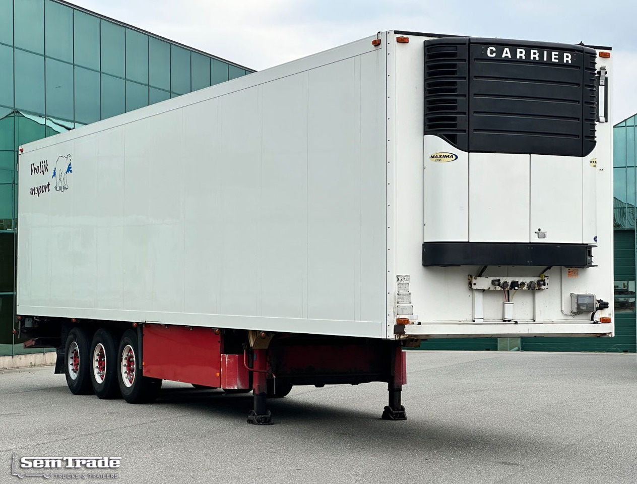 Poluprikolica hladnjača Schmitz Cargobull SKO 24 Carrier Maxima 1300 Flower Wide 2X Lift Axle: slika Poluprikolica hladnjača Schmitz Cargobull SKO 24 Carrier Maxima 1300 Flower Wide 2X Lift Axle