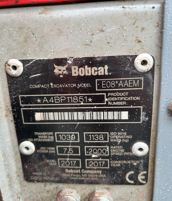 Mini Pelle BOBCAT 1138 KGS - Mini bager: slika Mini Pelle BOBCAT 1138 KGS - Mini bager Mini Pelle BOBCAT 1138 KGS - Mini bager: slika Mini Pelle BOBCAT 1138 KGS - Mini bager