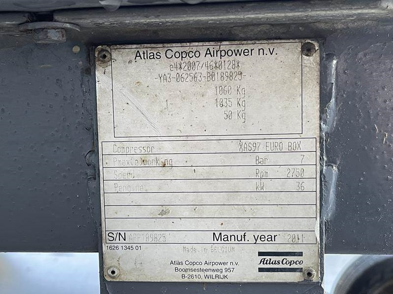 Atlas-Copco XAS 97 DD - N - Zračni kompresor: slika Atlas-Copco XAS 97 DD - N - Zračni kompresor Atlas-Copco XAS 97 DD - N - Zračni kompresor: slika Atlas-Copco XAS 97 DD - N - Zračni kompresor