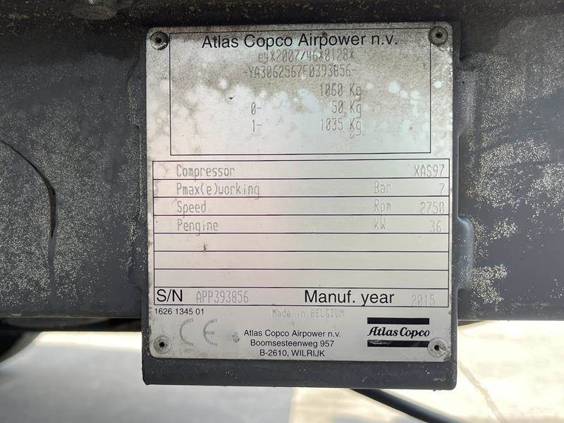 Atlas-Copco XAS 97 DD - N - Zračni kompresor: slika Atlas-Copco XAS 97 DD - N - Zračni kompresor Atlas-Copco XAS 97 DD - N - Zračni kompresor: slika Atlas-Copco XAS 97 DD - N - Zračni kompresor
