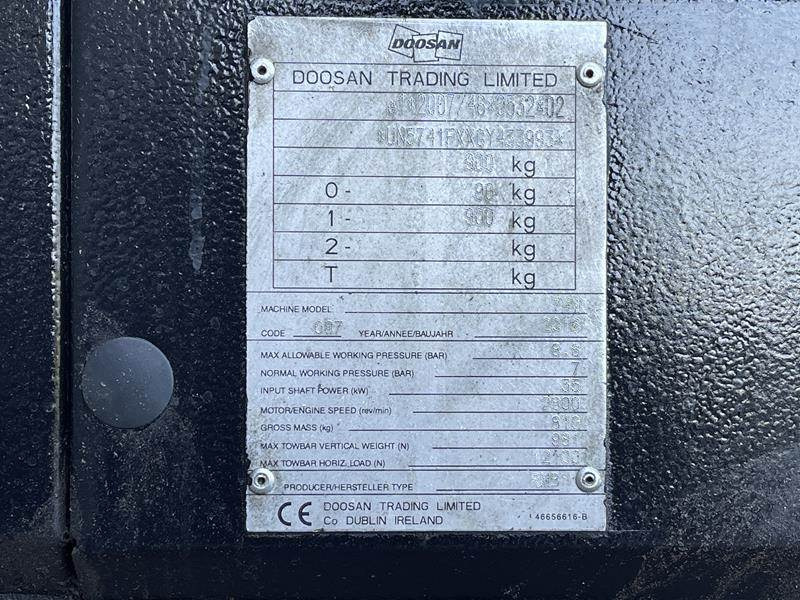 Doosan 7 / 41 - N - Zračni kompresor: slika Doosan 7 / 41 - N - Zračni kompresor Doosan 7 / 41 - N - Zračni kompresor: slika Doosan 7 / 41 - N - Zračni kompresor