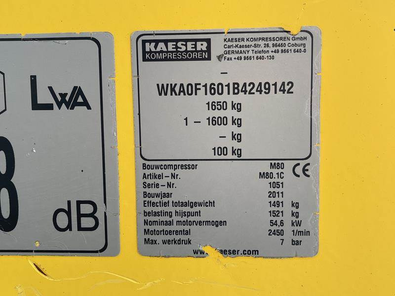 Kaeser M 80 - N - Zračni kompresor: slika Kaeser M 80 - N - Zračni kompresor Kaeser M 80 - N - Zračni kompresor: slika Kaeser M 80 - N - Zračni kompresor
