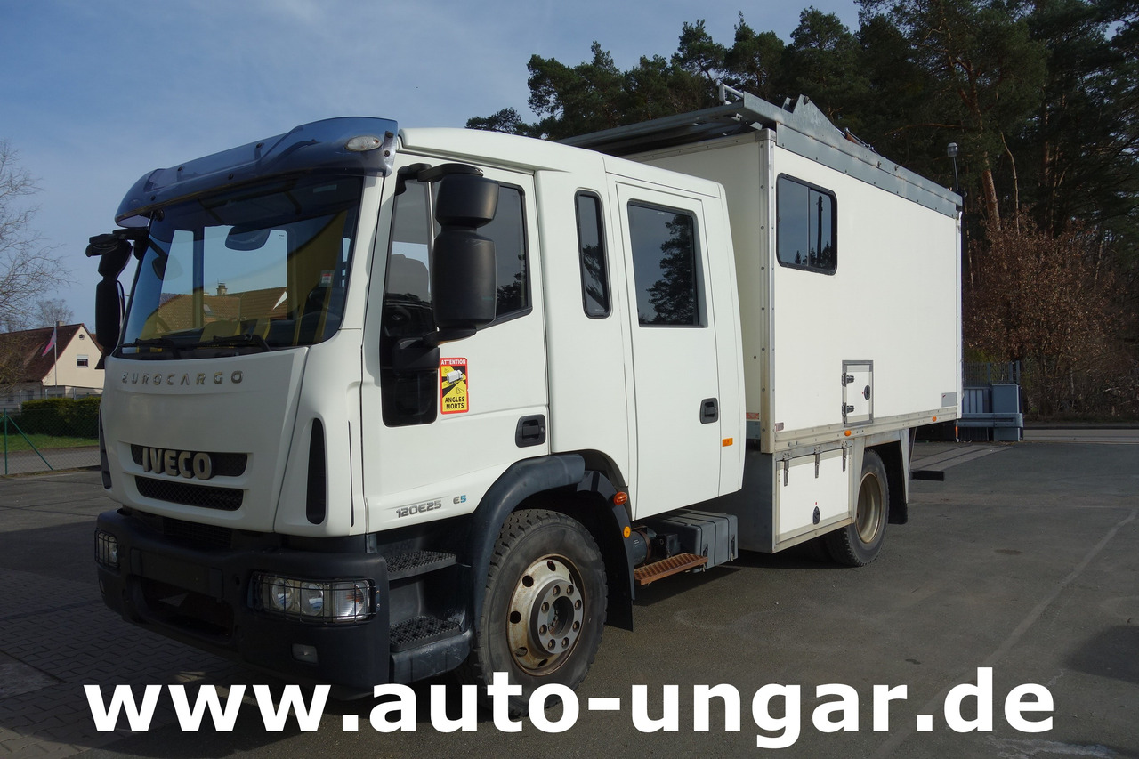 IVECO Eurocargo 120E225Doka Koffer mobile Werkstatt LBW Dachträger Wohnmobil Dif.-Sperre - Kamion sandučar: slika IVECO Eurocargo 120E225Doka Koffer mobile Werkstatt LBW Dachträger Wohnmobil Dif.-Sperre - Kamion sandučar IVECO Eurocargo 120E225Doka Koffer mobile Werkstatt LBW Dachträger Wohnmobil Dif.-Sperre - Kamion sandučar: slika IVECO Eurocargo 120E225Doka Koffer mobile Werkstatt LBW Dachträger Wohnmobil Dif.-Sperre - Kamion sandučar