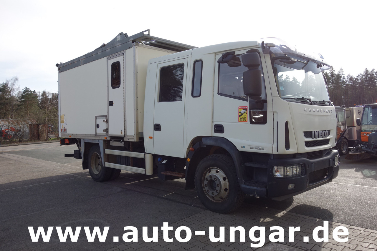 IVECO Eurocargo 120E225Doka Koffer mobile Werkstatt LBW Dachträger Wohnmobil Dif.-Sperre - Kamion sandučar: slika IVECO Eurocargo 120E225Doka Koffer mobile Werkstatt LBW Dachträger Wohnmobil Dif.-Sperre - Kamion sandučar IVECO Eurocargo 120E225Doka Koffer mobile Werkstatt LBW Dachträger Wohnmobil Dif.-Sperre - Kamion sandučar: slika IVECO Eurocargo 120E225Doka Koffer mobile Werkstatt LBW Dachträger Wohnmobil Dif.-Sperre - Kamion sandučar