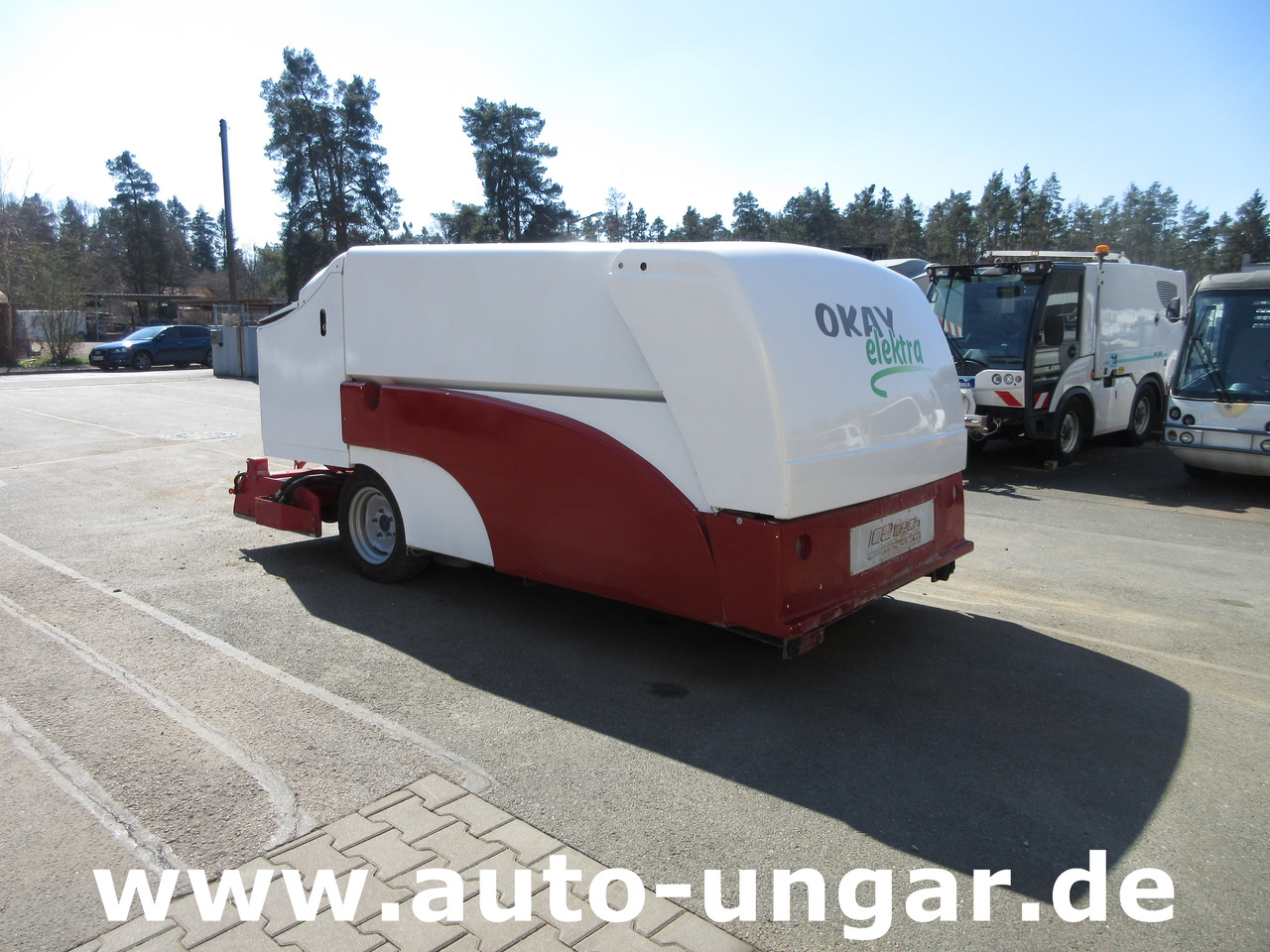 OKAY 3500 Elektra 80V IceResurfacer Elektro Eisbearbeitungsmaschine Zamboni - Električno komunalno vozilo: slika OKAY 3500 Elektra 80V IceResurfacer Elektro Eisbearbeitungsmaschine Zamboni - Električno komunalno vozilo OKAY 3500 Elektra 80V IceResurfacer Elektro Eisbearbeitungsmaschine Zamboni - Električno komunalno vozilo: slika OKAY 3500 Elektra 80V IceResurfacer Elektro Eisbearbeitungsmaschine Zamboni - Električno komunalno vozilo