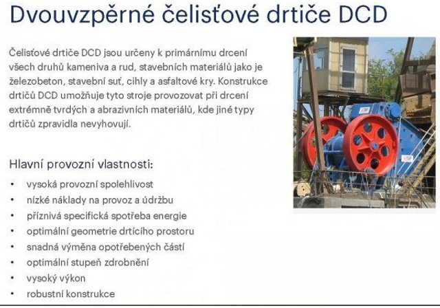 DCD - 4706 (CZ) 405-860 t/h DEMONTovan! DISMANTLED - Čeljusna drobilica: slika DCD - 4706 (CZ) 405-860 t/h DEMONTovan! DISMANTLED - Čeljusna drobilica DCD - 4706 (CZ) 405-860 t/h DEMONTovan! DISMANTLED - Čeljusna drobilica: slika DCD - 4706 (CZ) 405-860 t/h DEMONTovan! DISMANTLED - Čeljusna drobilica