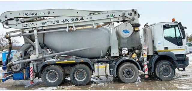 Iveco Trakker 450 +7m3 pumi - Stacionarna pumpa za beton: slika Iveco Trakker 450 +7m3 pumi - Stacionarna pumpa za beton Iveco Trakker 450 +7m3 pumi - Stacionarna pumpa za beton: slika Iveco Trakker 450 +7m3 pumi - Stacionarna pumpa za beton