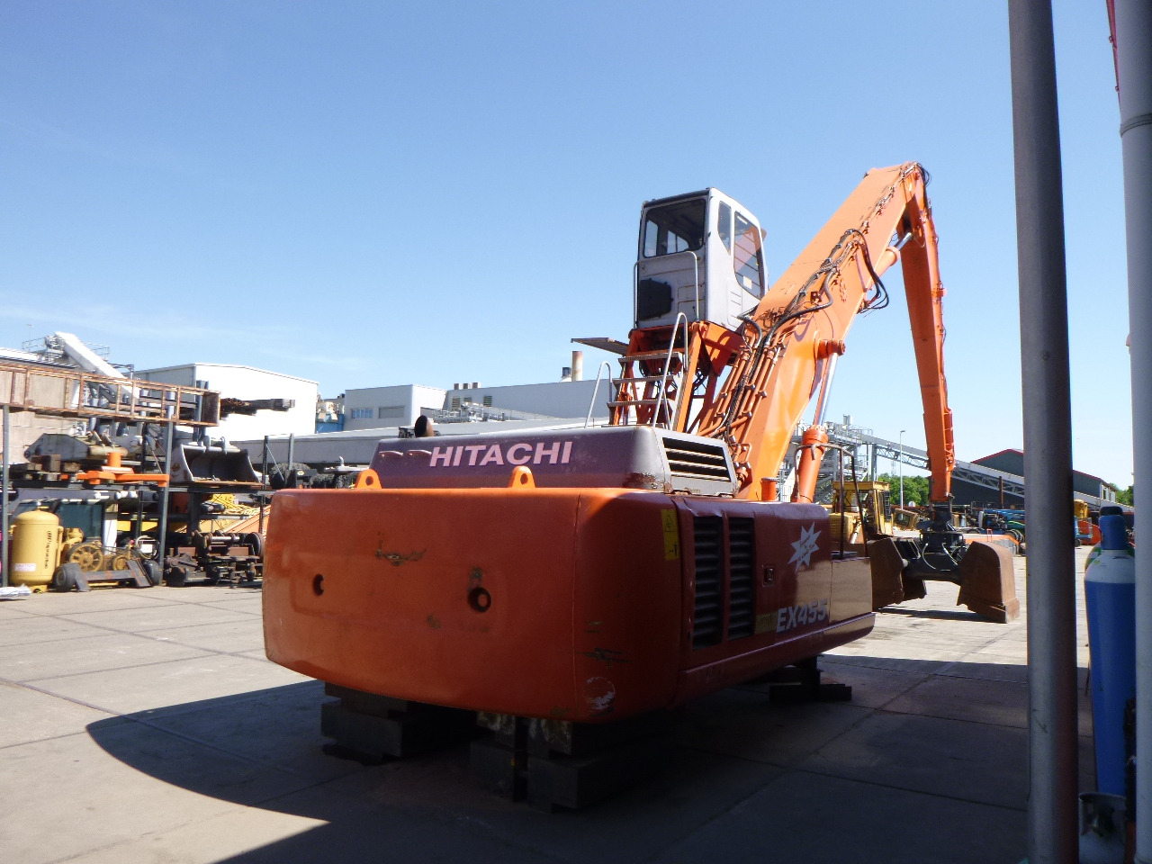 FIAT-HITACHI EX455 Stationary dock/ship material handler - Stroj za rukovanje otpadom: slika FIAT-HITACHI EX455 Stationary dock/ship material handler - Stroj za rukovanje otpadom FIAT-HITACHI EX455 Stationary dock/ship material handler - Stroj za rukovanje otpadom: slika FIAT-HITACHI EX455 Stationary dock/ship material handler - Stroj za rukovanje otpadom