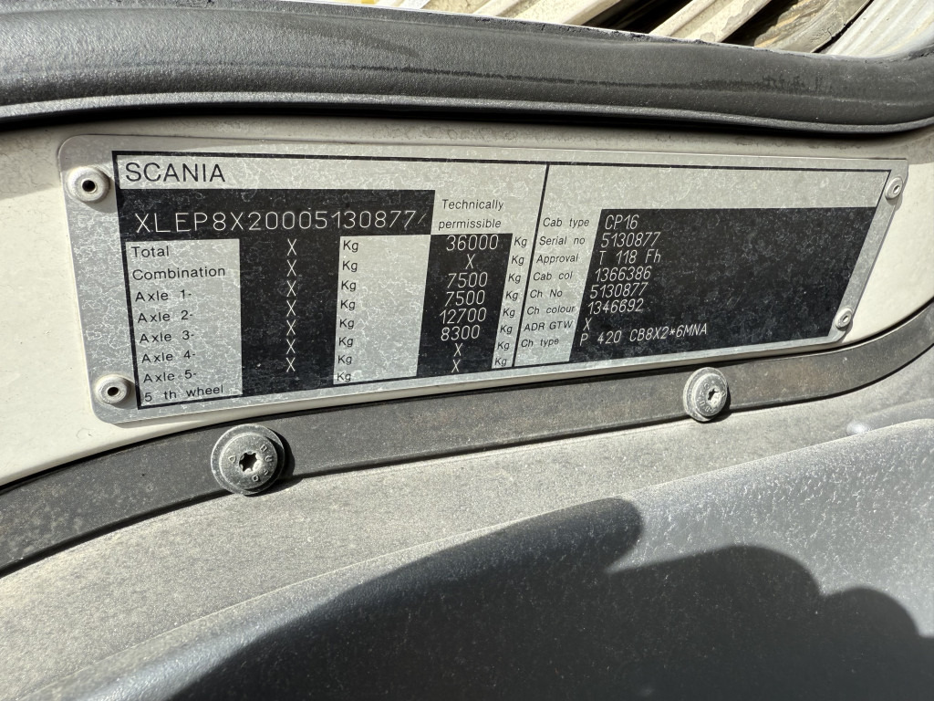 Scania P420 8X2*6 - Kamion-šasija: slika Scania P420 8X2*6 - Kamion-šasija Scania P420 8X2*6 - Kamion-šasija: slika Scania P420 8X2*6 - Kamion-šasija