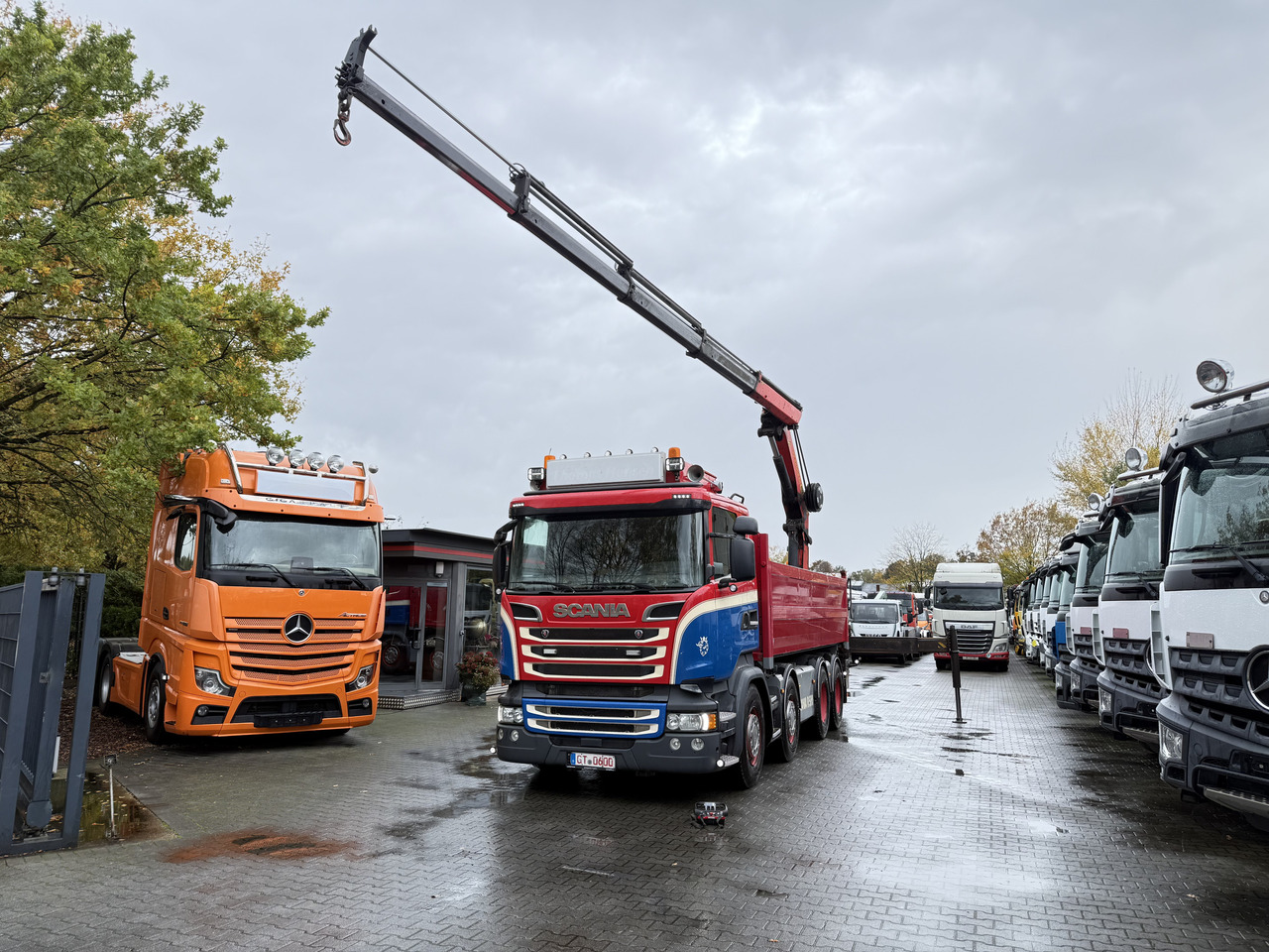 Scania R580 V8 8X4 Kipper Kran Palfinger 22002 - Kamion s kranom, Kiper: slika Scania R580 V8 8X4 Kipper Kran Palfinger 22002 - Kamion s kranom, Kiper Scania R580 V8 8X4 Kipper Kran Palfinger 22002 - Kamion s kranom, Kiper: slika Scania R580 V8 8X4 Kipper Kran Palfinger 22002 - Kamion s kranom, Kiper