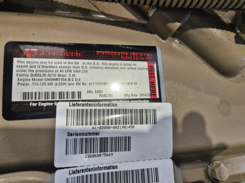 John Deere 6068HRT90 Engine (Agri) - Motor za Poljoprivredni strojevi: slika John Deere 6068HRT90 Engine (Agri) - Motor za Poljoprivredni strojevi John Deere 6068HRT90 Engine (Agri) - Motor za Poljoprivredni strojevi: slika John Deere 6068HRT90 Engine (Agri) - Motor za Poljoprivredni strojevi