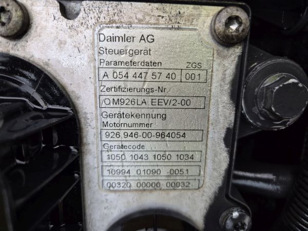 Motor za Kamion Mercedes Benz OM926LA.EEV/2-03 Econic Spec Engine (Truck): slika Motor za Kamion Mercedes Benz OM926LA.EEV/2-03 Econic Spec Engine (Truck)