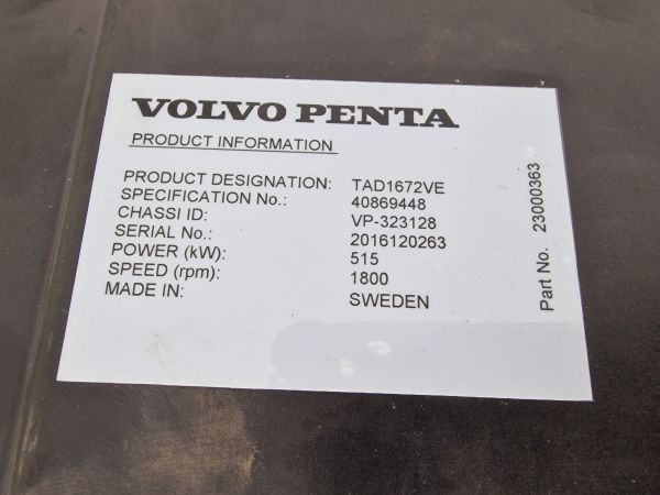 Volvo  TAD1672VE Engine (Industrial) New - Motor za Industrijska oprema: slika  Volvo  TAD1672VE Engine (Industrial) New - Motor za Industrijska oprema Volvo  TAD1672VE Engine (Industrial) New - Motor za Industrijska oprema: slika  Volvo  TAD1672VE Engine (Industrial) New - Motor za Industrijska oprema