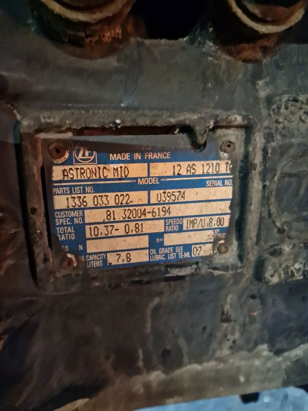 ZF Astronic 12AS1210TO Gearbox - Mjenjač: slika ZF Astronic 12AS1210TO Gearbox - Mjenjač ZF Astronic 12AS1210TO Gearbox - Mjenjač: slika ZF Astronic 12AS1210TO Gearbox - Mjenjač