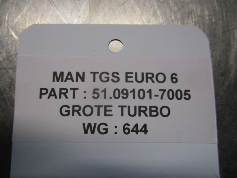 MAN TGS 51.09101-7005 TURBO EURO 6 - Turbo za Kamion: slika MAN TGS 51.09101-7005 TURBO EURO 6 - Turbo za Kamion MAN TGS 51.09101-7005 TURBO EURO 6 - Turbo za Kamion: slika MAN TGS 51.09101-7005 TURBO EURO 6 - Turbo za Kamion